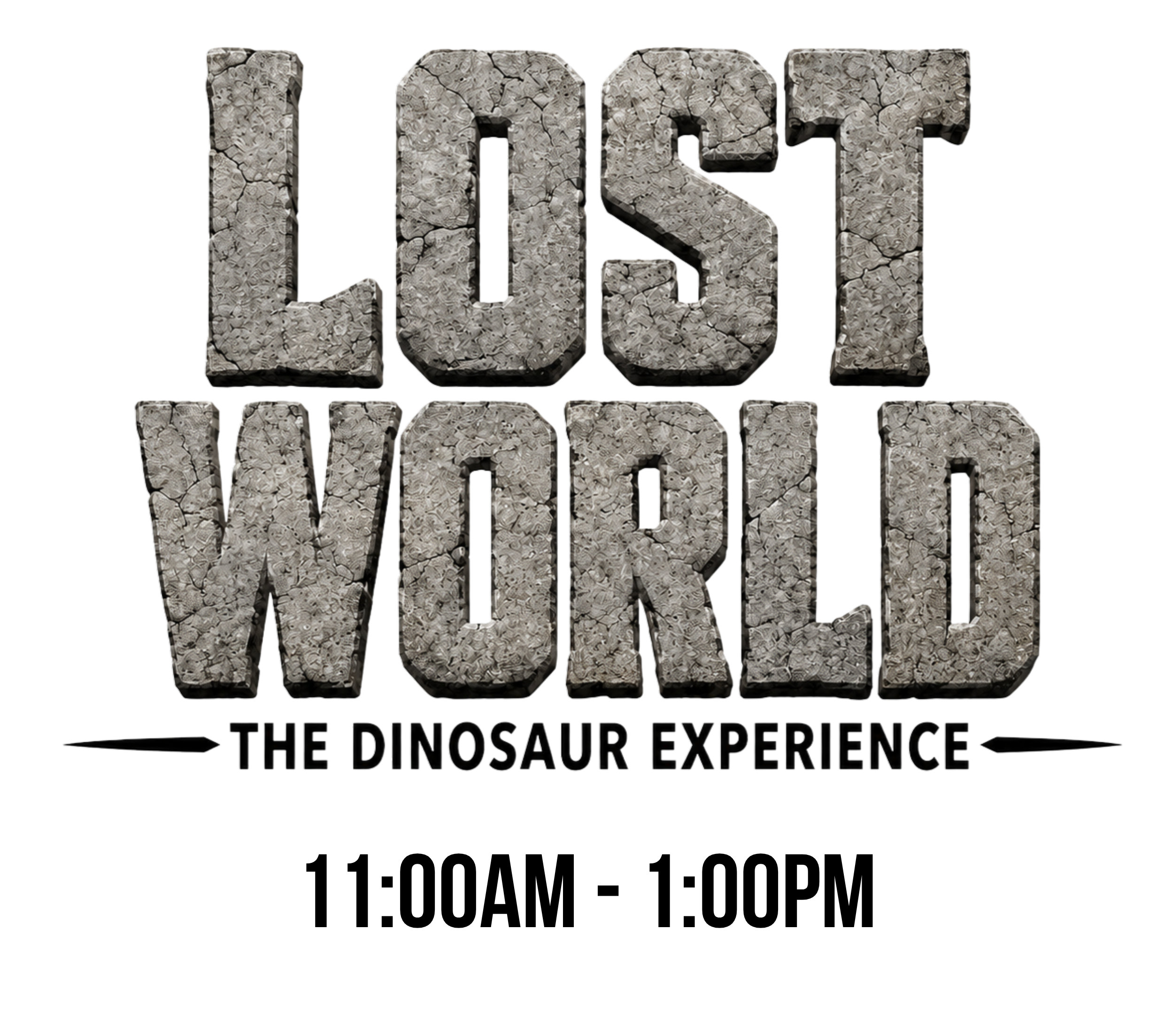 LOST WORLD : The Dinosaur Experience - September 5th - (11:00am - 1:00pm)